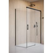 Radaway Idea 8 KDJ drzwi prysznicowe 62 cm rozsuwane czarny mat/szkło przezroczyste 10340620-54-01R