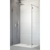 Radaway Arta Walk-In ścianka prysznicowa 40 cm boczna lewa chrom/szkło przezroczyste 386010-03-01L