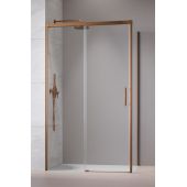 Radaway Idea Brushed Copper KDJ drzwi prysznicowe 100 cm rozsuwane miedź szczotkowany/szkło przezroczyste 387040-93-01L