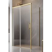 Radaway Idea Gold KDJ drzwi prysznicowe 120 cm lewe złoty połysk/szkło przezroczyste 387042-09-01L