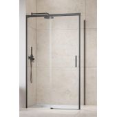 Radaway Idea 6 Brushed GunMetal KDJ drzwi prysznicowe 120 cm lewe gunmetal szczotkowany/szkło przezroczyste 387042-92-01L