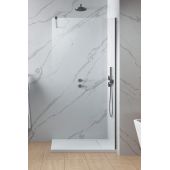 Radaway Modo New Brushed Gunmetal II Walk-In ścianka prysznicowa 80 cm wolnostojąca gunmetal brushed/szkło przezroczyste 389084-92-01