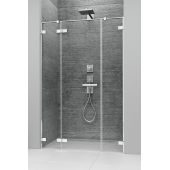 Radaway Arta DWJS drzwi prysznicowe 72 cm uchylne chrom połysk/szkło przezroczyste 386456-03-01L