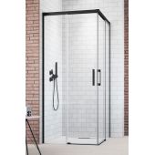 Radaway Idea Black KDD drzwi prysznicowe 90 cm prawe czarny mat/szkło przezroczyste 387060-54-01R