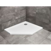 Radaway Doros PT E brodzik pięciokątny 90x80 cm biały SDRPT9080-01L