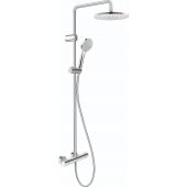 Duravit Shower Systems zestaw prysznicowy ścienny termostatyczny chrom TH4280008010