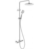 Duravit Shower Systems zestaw prysznicowy ścienny termostatyczny chrom TH4282008010