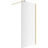 Excellent Vidoq Walk-in ścianka prysznicowa 110 cm złoty szczotkowany/szkło przezroczyste KAEX.1506.K.1100.GB