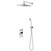 FDesign Seppia zestaw prysznicowy podtynkowy z deszczownicą chrom FD1-SPA-7PSET-11