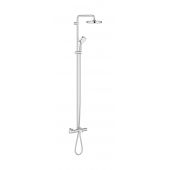 Grohe New Tempesta Cosmopolitan zestaw wannowo-prysznicowy ścienny termostatyczny chrom 26223001