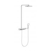 Grohe Smartcontol Rainshower System SmartControl 360 Duo zestaw prysznicowy ścienny termostatyczny z deszczownicą chrom 26250000