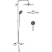 Grohe Vitalio Joy 260 zestaw prysznicowy ścienny termostatyczny z deszczownicą chrom 26403002