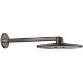 Grohe Rainshower Smartactive 310 deszczownica 31 cm okrągła z ramieniem podtynkowym hard graphite 26475A00