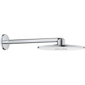 Grohe Rainshower Smartactive 310 deszczownica 31 cm okrągła z ramieniem podtynkowym chrom/biały 26475LS0