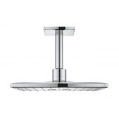 Grohe Rainshower 310 SmartActive Cube deszczownica 31 cm kwadratowa z ramieniem sufitowym chrom 26481000