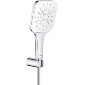 Grohe Rainshower SmartActive 130 Cube zestaw prysznicowy ścienny chrom/biały 26589LS0