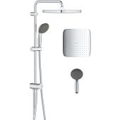 Grohe Vitalio Start System 250 Cube zestaw prysznicowy ścienny z deszczownicą chrom 26698000