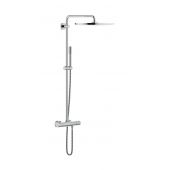 Grohe Rainshower zestaw prysznicowy ścienny termostatyczny z deszczownicą StarLight Chrome 27174001