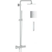 Grohe Euphoria zestaw prysznicowy ścienny termostatyczny z deszczownicą chrom 27932000