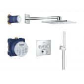 Grohe SmartControl zestaw prysznicowy podtynkowy z deszczownicą StarLight Chrome 34712000