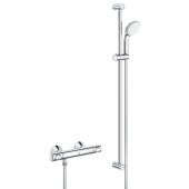 Grohe Precision Flow zestaw prysznicowy ścienny termostatyczny chrom 34842000