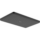 Hansgrohe Raindance Alive Q deszczownica 34,3x21,4 cm prostokątna czarny chrom szczotkowany 24531340