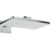 Hansgrohe Rainmaker Select EcoSmart deszczownica 46,6x27 cm z ramieniem prysznicowym biały/chrom 24013400