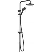 Hansgrohe Vernis Blend Showerpipe EcoSmart zestaw prysznicowy ścienny z deszczownicą czarny mat 26099670