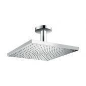 Hansgrohe Raindance E EcoSmart deszczownica 30 cm kwadratowa z ramieniem sufitowym chrom 26251000