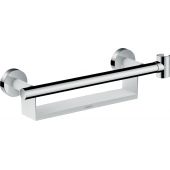 Hansgrohe Unica Comfort drążek z półką i uchwytem prysznicowym chrom/biały 26328400