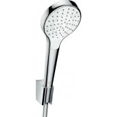 Hansgrohe Croma Select S zestaw prysznicowy ścienny biały/chrom 26420400