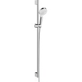 Hansgrohe Crometta EcoSmart zestaw prysznicowy ścienny biały/chrom 26538400