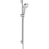 Hansgrohe Croma Select E EcoSmart zestaw prysznicowy ścienny biały/chrom 26591400