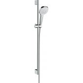 Hansgrohe Croma Select E zestaw prysznicowy ścienny biały/chrom 26592400