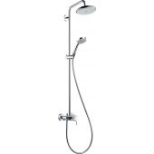 Hansgrohe Croma 220 Showerpipe zestaw prysznicowy ścienny chrom 27222000