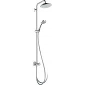 Hansgrohe Croma 220 Reno Showerpipe zestaw prysznicowy ścienny chrom 27224000