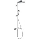 Hansgrohe Crometta S Showerpipe zestaw prysznicowy ścienny termostatyczny chrom 27267000