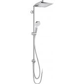 Hansgrohe Crometta E Showerpipe EcoSmart zestaw prysznicowy ścienny chrom 27289000