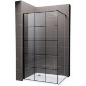 Hagser Agatha Walk-In ścianka prysznicowa 100 cm czarny mat/szkło przezroczyste HGR11000022
