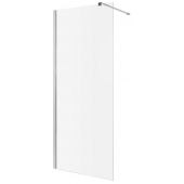 Invena ścianka prysznicowa walk-in 110 cm chrom połysk/szkło przezroczyste AK-32-112