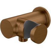 Kohlman Axel Brushed Copper przyłącze kątowe z uchwytem miedź szczotkowana QW004AEBC
