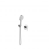 Ksuro 01 zestaw bateria prysznicowa podtynkowa ze słuchawką 3-funkcyjną chrom 17001010