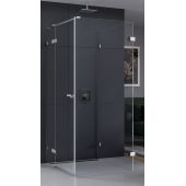 New Trendy Eventa kabina prysznicowa 90 cm kwadratowa lewa chrom/szkło przezroczyste EXK-0202