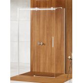 New Trendy Softi kabina prysznicowa 100x80 cm prostokątna przyścienna chrom/szkło przezroczyste EXK-3935