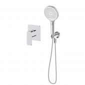 Oltens Hadsel zestaw bateria prysznicowa podtynkowa ze słuchawką 3-funkcyjną Luva EasyClick chrom 36038100