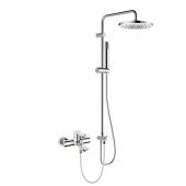 Oltens Jog zestaw prysznicowy z baterią wannowo-prysznicową ścienną chrom 36080100