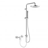 Oltens Jog zestaw prysznicowy z baterią prysznicową ścienną chrom 36052100