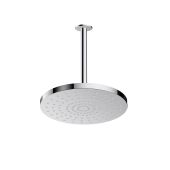 Oltens Pluva Aera deszczownica 25 cm okrągła z ramieniem sufitowym chrom 36095100