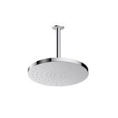Oltens Pluva Aera deszczownica 25 cm okrągła z ramieniem sufitowym chrom 36097100