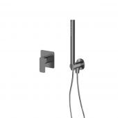 Zestaw Oltens Hadsel bateria prysznicowa podtynkowa z zestawem prysznicowym Ume Hvita grafit 36627400